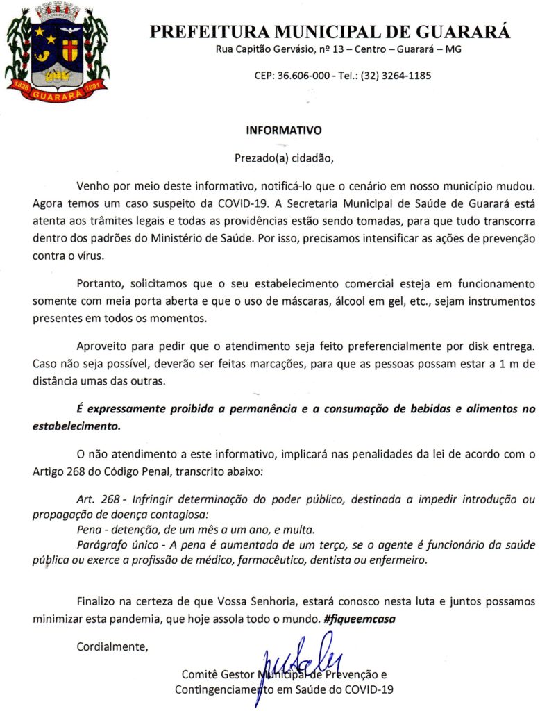 Comunicado Importante